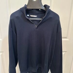 Cutter & Buck Navy Quarter-Zip Sweater